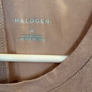 Halogen Beige Casual Top